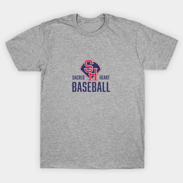 Sacred Heart baseball – blue T-Shirt by SHAngelsShop